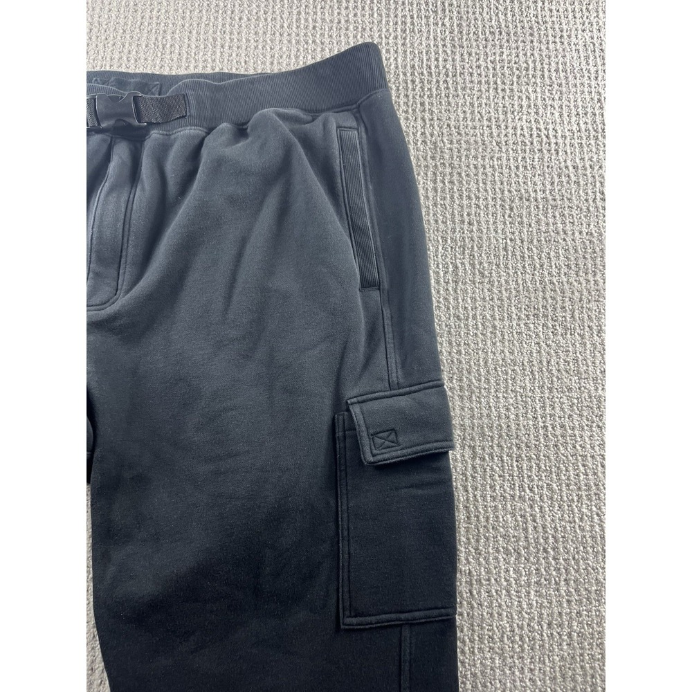 Duluth Trading Co Mens Souped-Up Sweats Storm Cargo Sweatpants Belted 3XL x 28"* - Picture 2 of 12